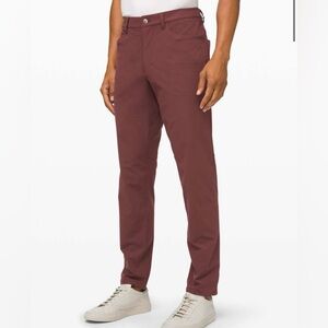 lululemon athletica Men's Pants in Deep Burgundy
